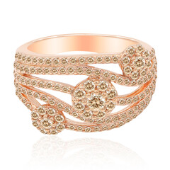 Bague en or et Diamant Rose de France SI