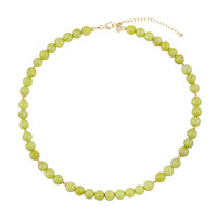 Collier en argent et Opale pistache