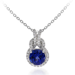 Collier en or et Tanzanite AAA (CIRARI)