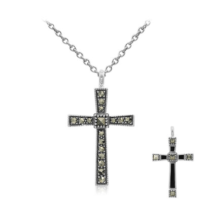 Collier en argent et Marcassite