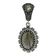 Pendentif en argent et Labradorite
