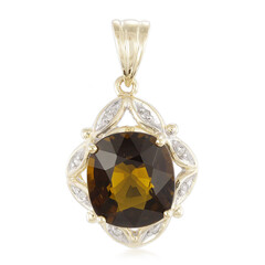 Pendentif en or et Tourmaline cuprifère