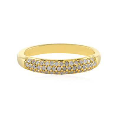 Bague en argent et Diamant I4 (J)