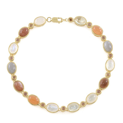 Bracelet en argent et Pierre de Lune blanche (KM by Juwelo)