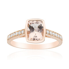 Bague en or et Morganite AAA (CIRARI)
