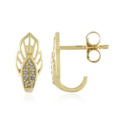 Boucles d'oreilles en or et Diamant I2 (H) (Ornaments by de Melo)