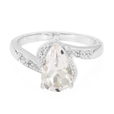 Bague en argent et Morganite