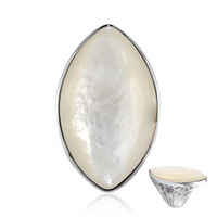 Bague en argent et Nacre