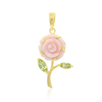 Pendentif en argent et Nacre