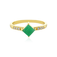 Bague en argent et Emeraude de Zambie