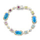 Bracelet en argent et Opale Paraïba (Gems en Vogue)
