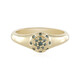 Bague en argent et Diamant bleu I2