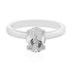 Bague en argent et Quartz blanc