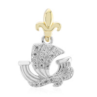 Pendentif en argent et Zircon (Remy Rotenier)