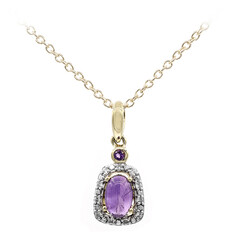 Collier en or et Améthyste