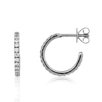 Boucles d'oreilles en platine et Diamant Flawless (F) (LUCENT DIAMONDS)