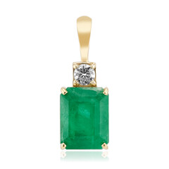 Pendentif en or et Emeraude de Sao Francisco