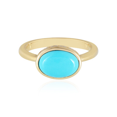 Bague en or et Turquoise Sleeping Beauty
