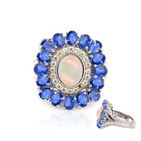 Bague en argent et Opale Welo (Dallas Prince Designs)