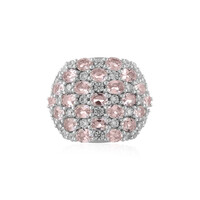 Bague en argent et Morganite de Madagascar