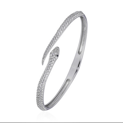 Bracelet en argent et Topaze blanche