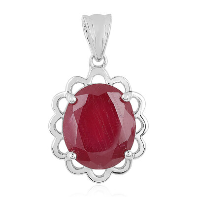 Pendentif en argent et Rubis de Madagascar