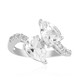 Bague en argent et Topaze blanche