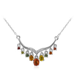 Collier en argent et Saphir