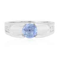 Bague en argent et Fluorite à couleur changeante