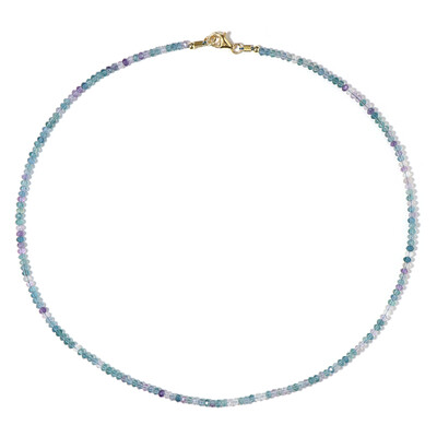 Collier en argent et Fluorite bleue