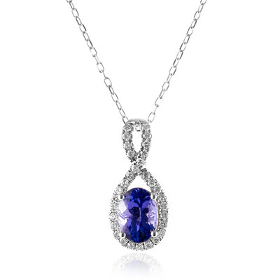 Collier en or et Tanzanite AAA