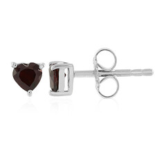 Boucles d'oreilles en argent et Grenat du Mozambique