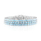 Bracelet en argent et Topaze bleu Suisse