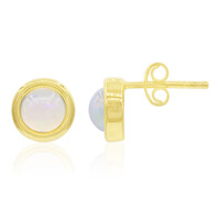Boucles d'oreilles en argent et Opale Welo