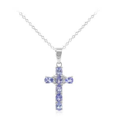 Collier en argent et Tanzanite