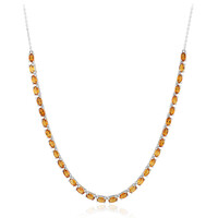 Collier en argent et Citrine Madère