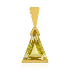Pendentif en argent et Quartz citron