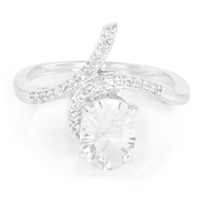 Bague en argent et Pétalite