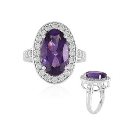 Bague en argent et Améthyste