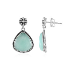 Boucles d'oreilles en argent et Amazonite (Desert Chic)