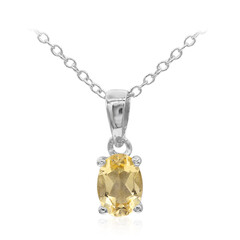 Collier en argent et Citrine