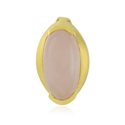 Pendentif en argent et Quartz rose