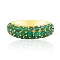Bague en or et Emeraude de Zambie (Adela Gold)