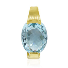 Pendentif en argent et Topaze bleu ciel