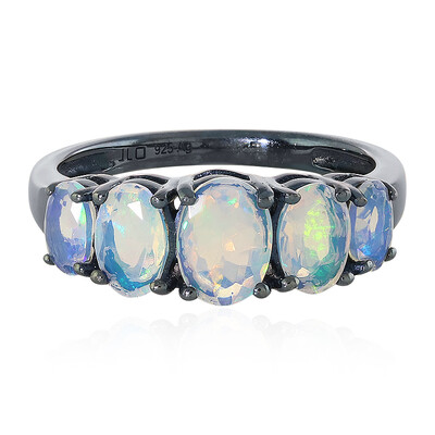 Bague en argent et Opale Welo