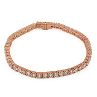 Bracelet en or et Danburite rose du Mexique