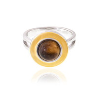 Bague en argent et Œil de Tigre