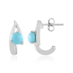 Boucles d'oreilles en argent et Turquoise Sleeping Beauty (de Melo)