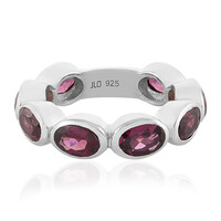 Bague en argent et Grenat Rhodolite