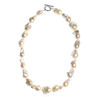 Collier en argent et Perle de culture d'eau douce (TPC)